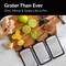 Box Grater Cheese Shredder - Cheese Grater with Handle - Graters for Kitchen Stainless Steel Food Grater - Garlic Mincer Tool and Vegetable Peeler